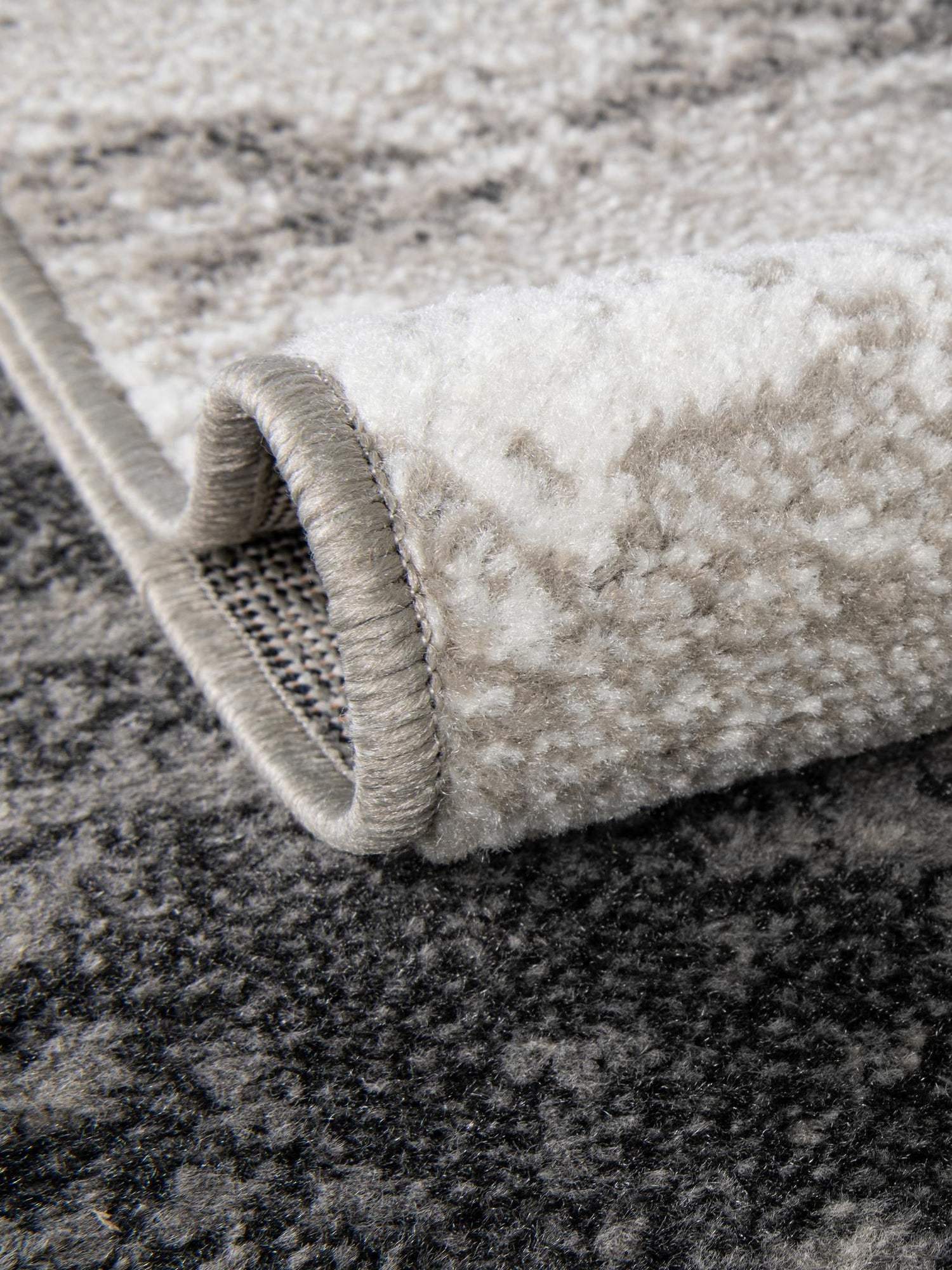 Black 2' x 3' 1 Norge Rectangle Area Rug 100% Polypropylene Easy Clean Non Shed Stain Resistant Modern Carpet for Home Interior Design for Sale at Rug Engine