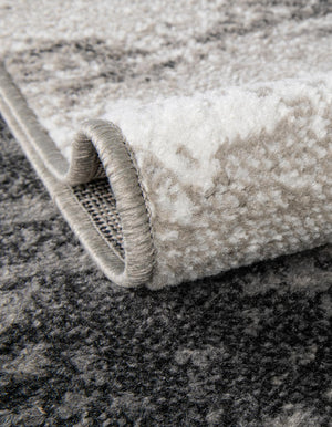 Black 2' x 3' 1 Norge Rectangle Area Rug 100% Polypropylene Easy Clean Non Shed Stain Resistant Modern Carpet for Home Interior Design for Sale at Rug Engine