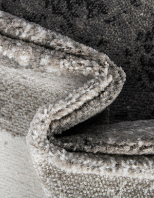 Black 2' x 3' 1 Norge Rectangle Area Rug 100% Polypropylene Easy Clean Non Shed Stain Resistant Modern Carpet for Home Interior Design for Sale at Rug Engine