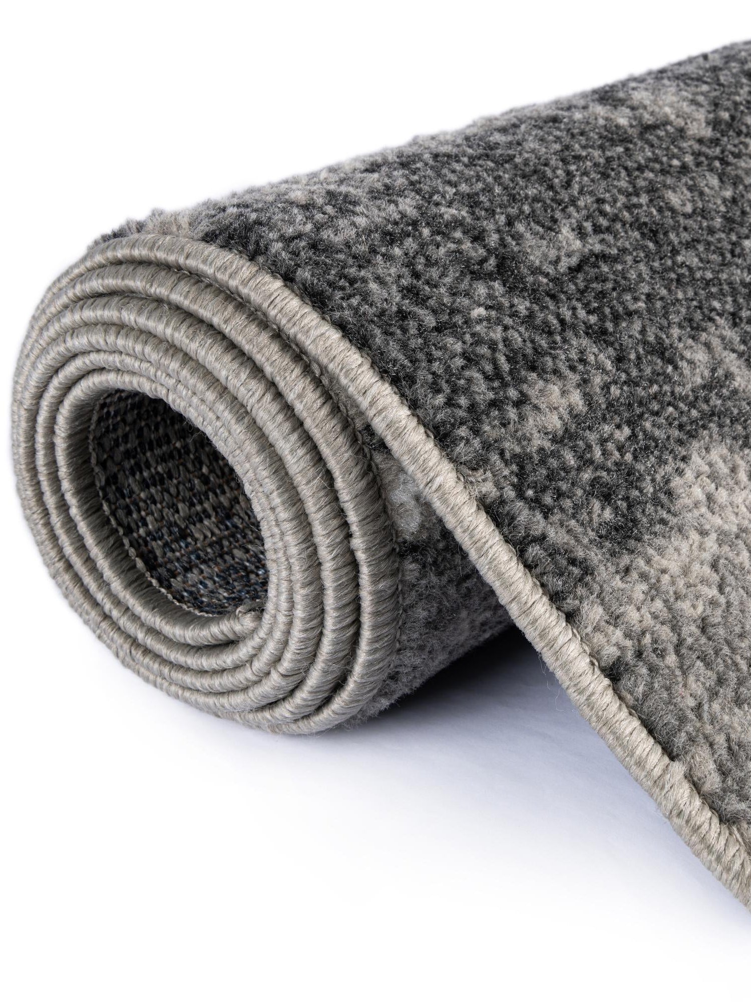 Black 2' x 3' 1 Norge Rectangle Area Rug 100% Polypropylene Easy Clean Non Shed Stain Resistant Modern Carpet for Home Interior Design for Sale at Rug Engine