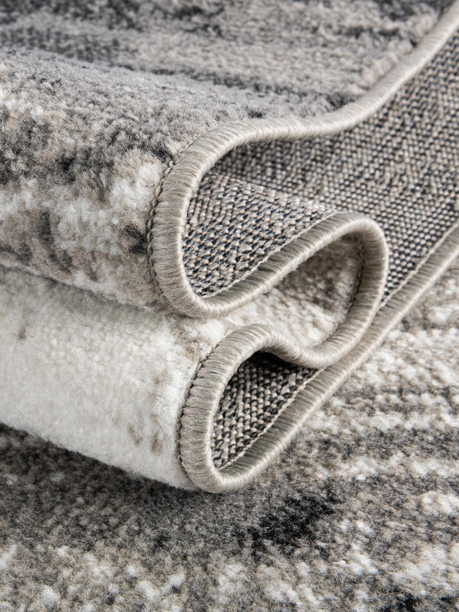 Black 2' x 3' 1 Norge Rectangle Area Rug 100% Polypropylene Easy Clean Non Shed Stain Resistant Modern Carpet for Home Interior Design for Sale at Rug Engine