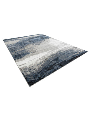 Blue 10' x 13' 1 Norge Rectangle Area Rug 100% Polypropylene Easy Clean Non Shed Stain Resistant Modern Carpet for Home Interior Design for Sale at Rug Engine