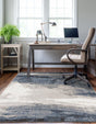 Blue 2' x 3' 1 Norge Rectangle Area Rug 100% Polypropylene Easy Clean Non Shed Stain Resistant Modern Carpet for Home Interior Design for Sale at Rug Engine