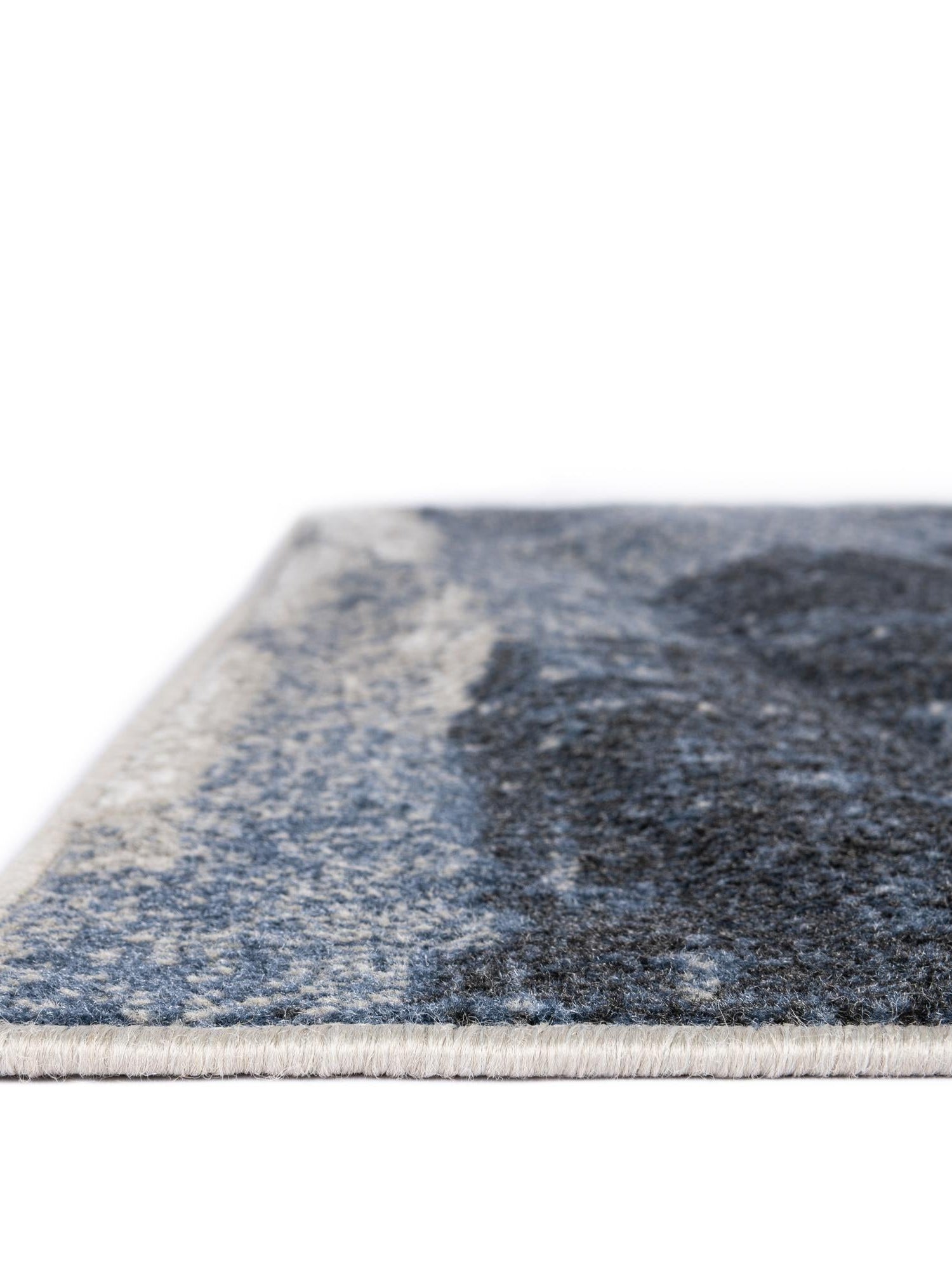 Blue 10' x 13' 1 Norge Rectangle Area Rug 100% Polypropylene Easy Clean Non Shed Stain Resistant Modern Carpet for Home Interior Design for Sale at Rug Engine