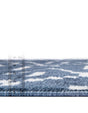 Blue 5' 1 x 8' Norge Rectangle Area Rug 100% Polypropylene Easy Clean Non Shed Stain Resistant Modern Carpet for Home Interior Design for Sale at Rug Engine