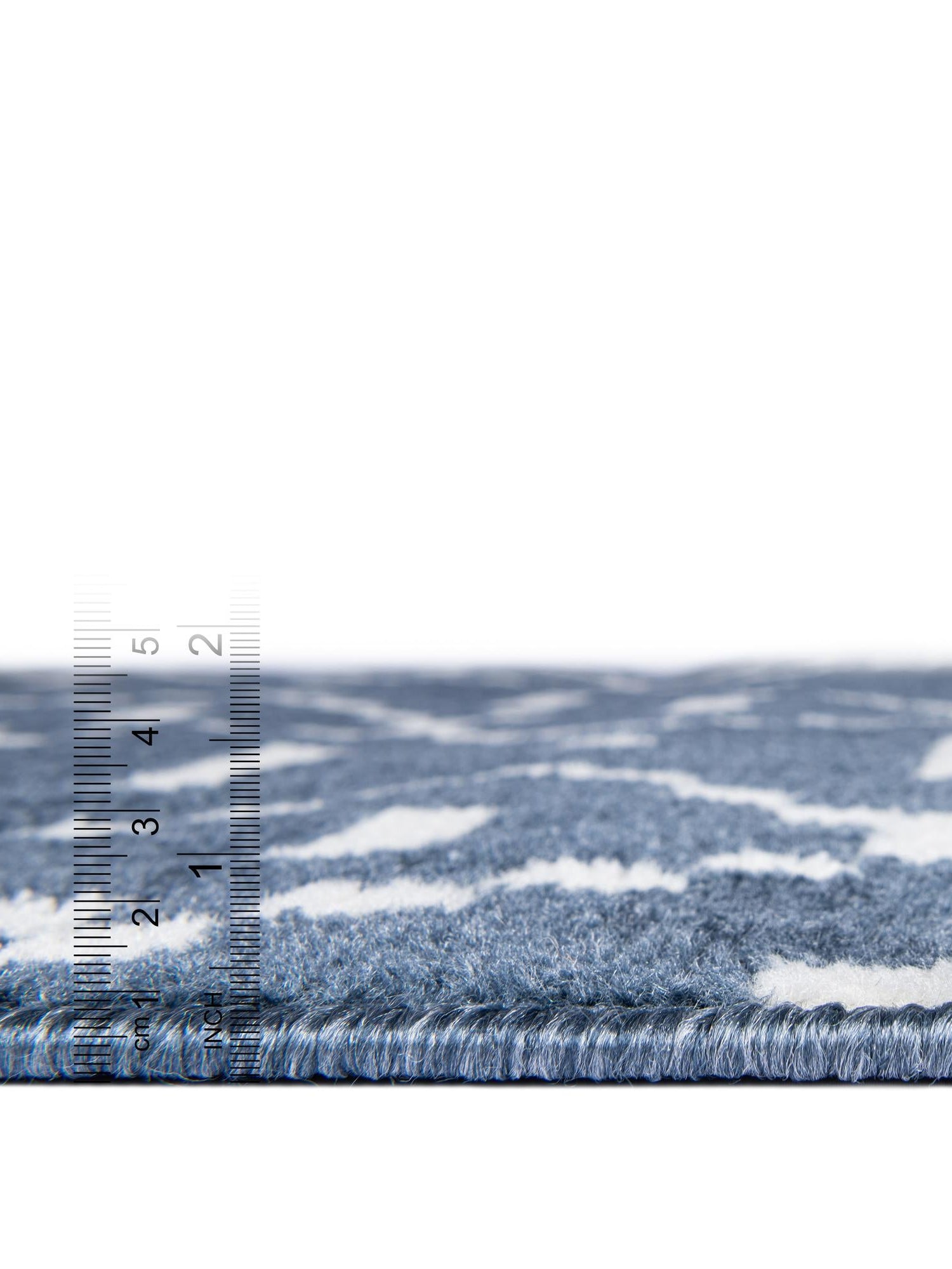 Blue 5' 1 x 7' 1 Norge Rectangle Area Rug 100% Polypropylene Easy Clean Non Shed Stain Resistant Modern Carpet for Home Interior Design for Sale at Rug Engine