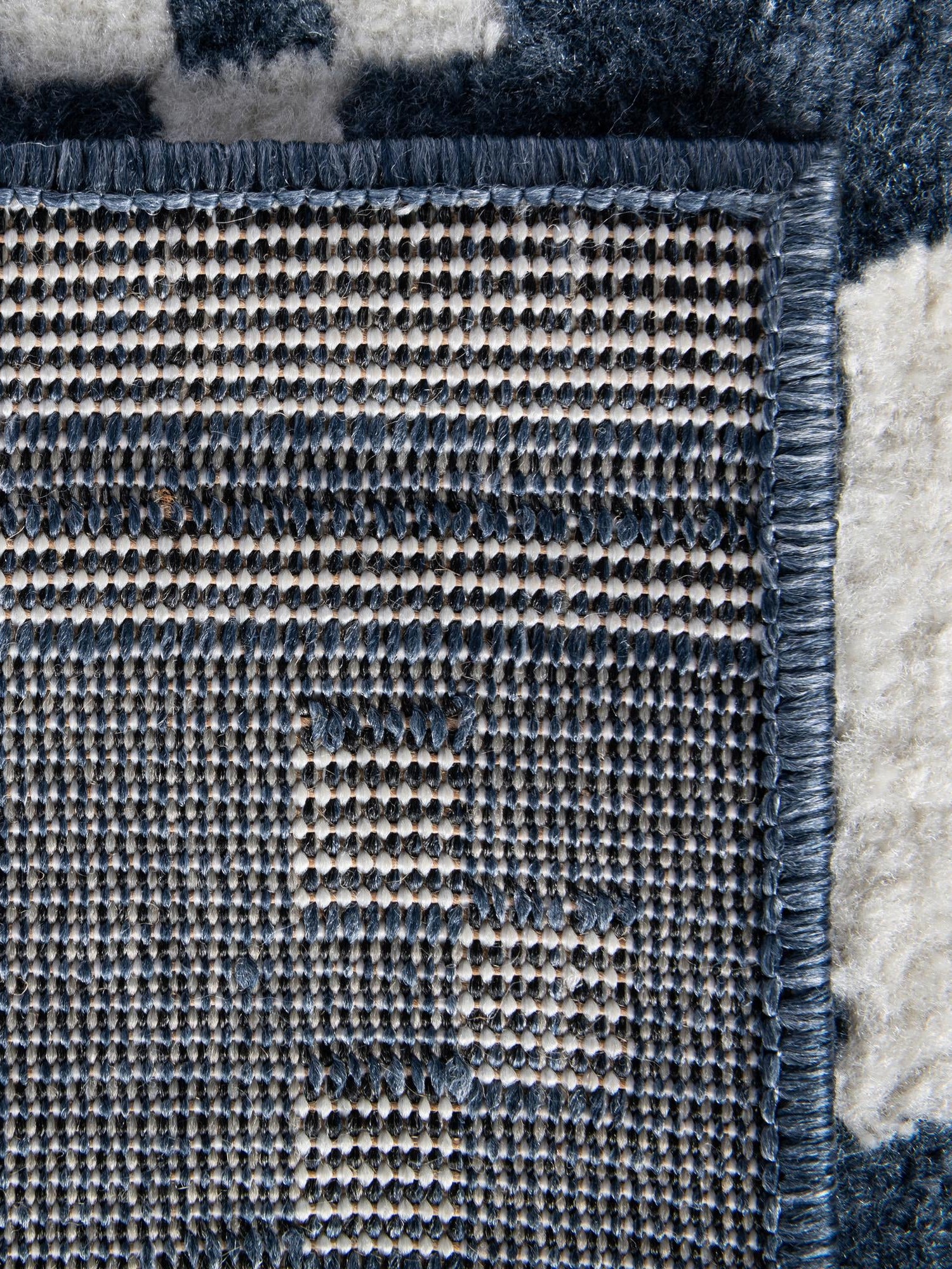 Blue 4' 1 x 6' 1 Norge Rectangle Area Rug 100% Polypropylene Easy Clean Non Shed Stain Resistant Modern Carpet for Home Interior Design for Sale at Rug Engine