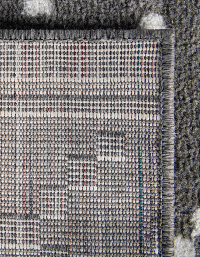 Gray 10' x 10' Norge Square Area Rug 100% Polypropylene Easy Clean Non Shed Stain Resistant Modern Carpet for Home Interior Design for Sale at Rug Engine