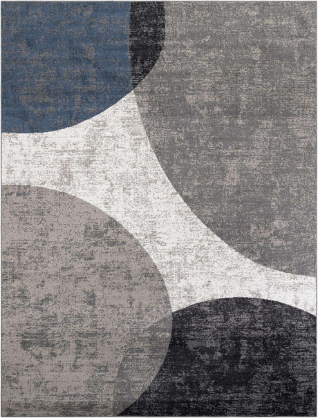 Multicolor 10' x 13' 1 Norge Rectangle Area Rug 100% Polypropylene Easy Clean Non Shed Stain Resistant Modern Carpet for Home Interior Design for Sale at Rug Engine