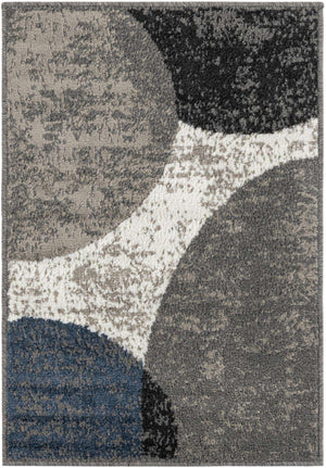 Multicolor 2' x 3' 1 Norge Rectangle Area Rug 100% Polypropylene Easy Clean Non Shed Stain Resistant Modern Carpet for Home Interior Design for Sale at Rug Engine