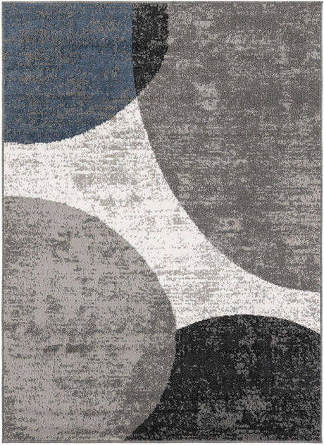 Multicolor 5' 1 x 7' 1 Norge Rectangle Area Rug 100% Polypropylene Easy Clean Non Shed Stain Resistant Modern Carpet for Home Interior Design for Sale at Rug Engine