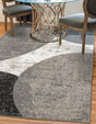 Multicolor 6' 1 x 9' Norge Rectangle Area Rug 100% Polypropylene Easy Clean Non Shed Stain Resistant Modern Carpet for Home Interior Design for Sale at Rug Engine