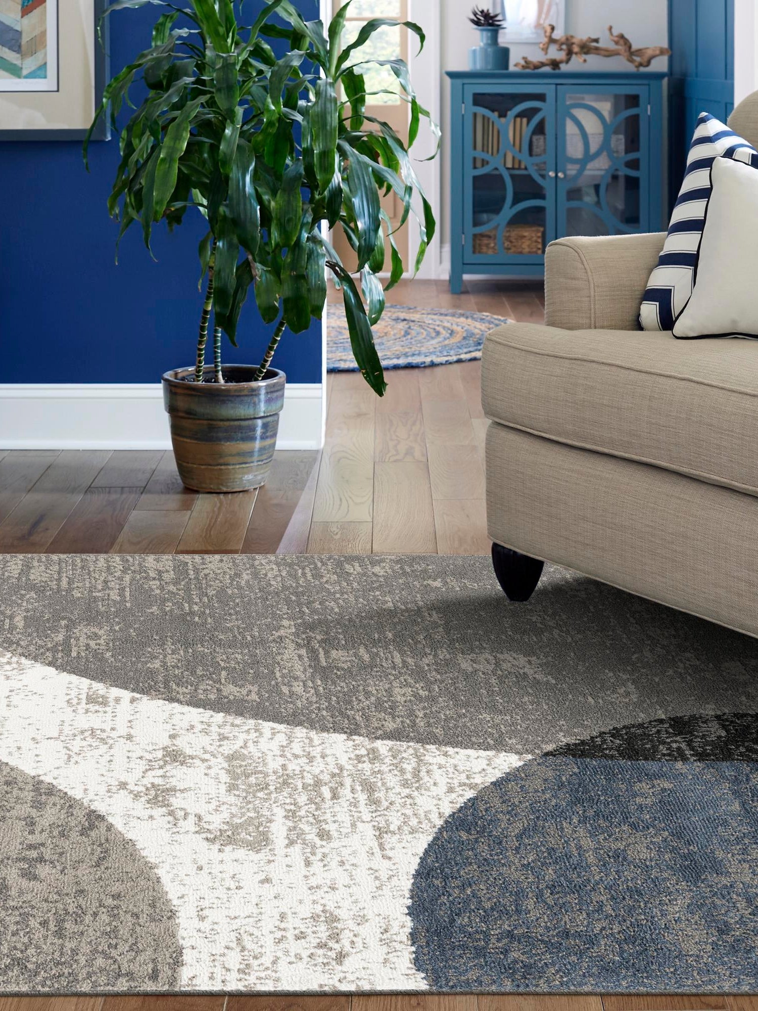 Multicolor 2' x 3' 1 Norge Rectangle Area Rug 100% Polypropylene Easy Clean Non Shed Stain Resistant Modern Carpet for Home Interior Design for Sale at Rug Engine
