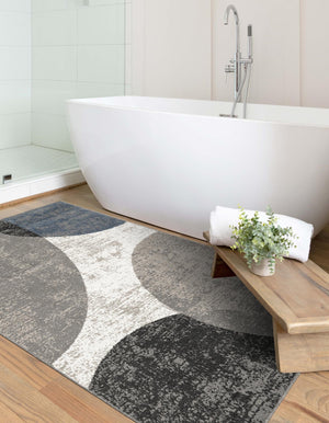 Multicolor 7' 10 x 10' Norge Rectangle Area Rug 100% Polypropylene Easy Clean Non Shed Stain Resistant Modern Carpet for Home Interior Design for Sale at Rug Engine