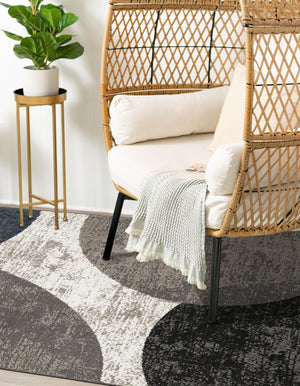 Multicolor 4' 1 x 6' 1 Norge Rectangle Area Rug 100% Polypropylene Easy Clean Non Shed Stain Resistant Modern Carpet for Home Interior Design for Sale at Rug Engine