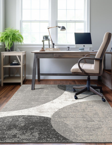 Multicolor 10' x 13' 1 Norge Rectangle Area Rug 100% Polypropylene Easy Clean Non Shed Stain Resistant Modern Carpet for Home Interior Design for Sale at Rug Engine