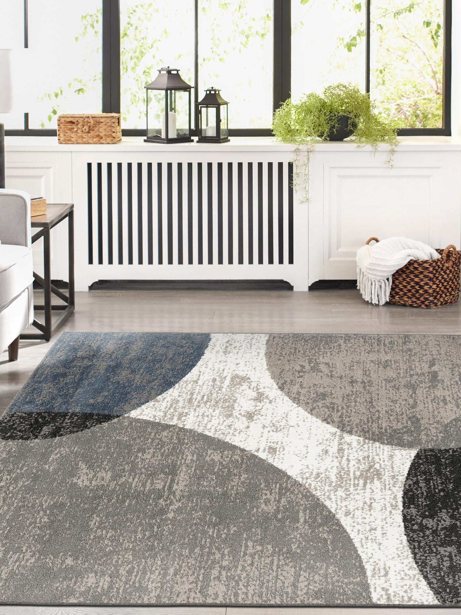 Multicolor 2' x 3' 1 Norge Rectangle Area Rug 100% Polypropylene Easy Clean Non Shed Stain Resistant Modern Carpet for Home Interior Design for Sale at Rug Engine