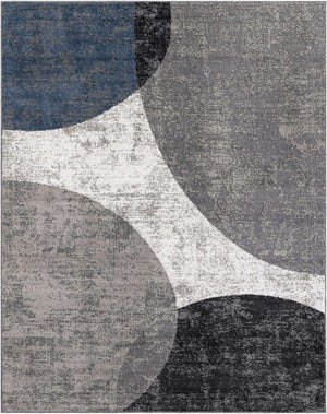 Multicolor 7' 10 x 10' Norge Rectangle Area Rug 100% Polypropylene Easy Clean Non Shed Stain Resistant Modern Carpet for Home Interior Design for Sale at Rug Engine