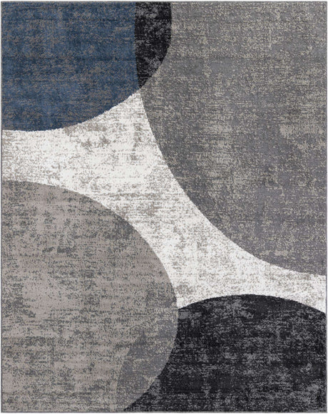 Multicolor 7' 10 x 10' Norge Rectangle Area Rug 100% Polypropylene Easy Clean Non Shed Stain Resistant Modern Carpet for Home Interior Design for Sale at Rug Engine
