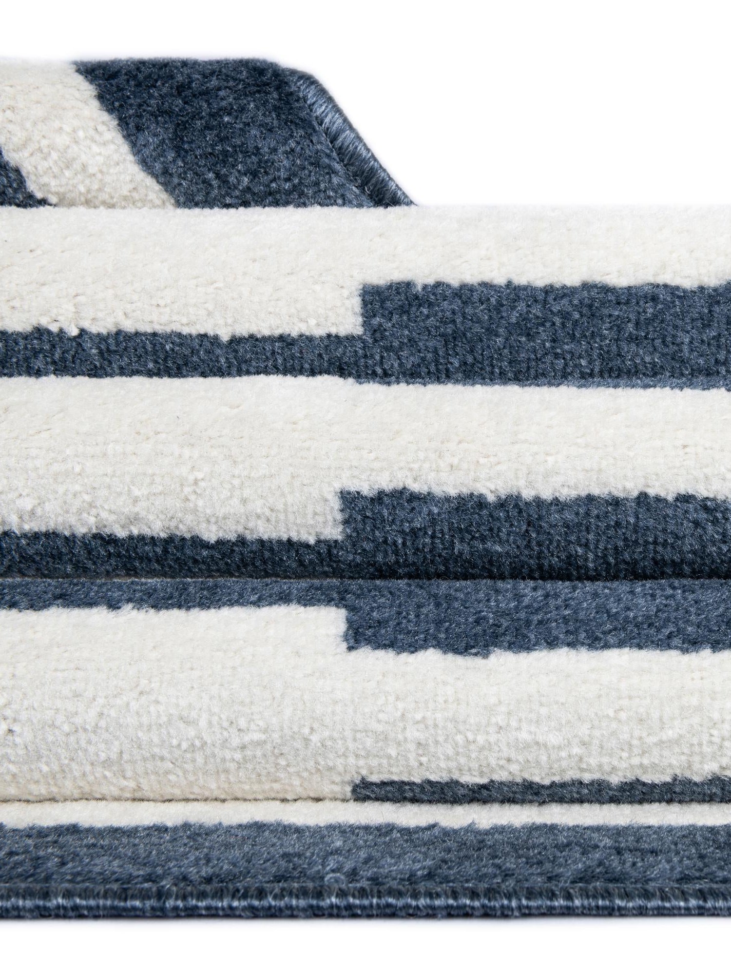 Blue 7' 10 x 10' Norge Rectangle Area Rug 100% Polypropylene Easy Clean Non Shed Stain Resistant Modern Carpet for Home Interior Design for Sale at Rug Engine