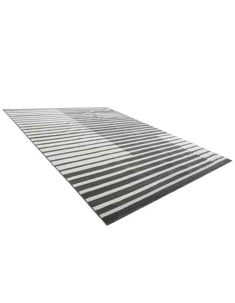 Gray 10' x 13' 1 Norge Rectangle Area Rug 100% Polypropylene Easy Clean Non Shed Stain Resistant Modern Carpet for Home Interior Design for Sale at Rug Engine