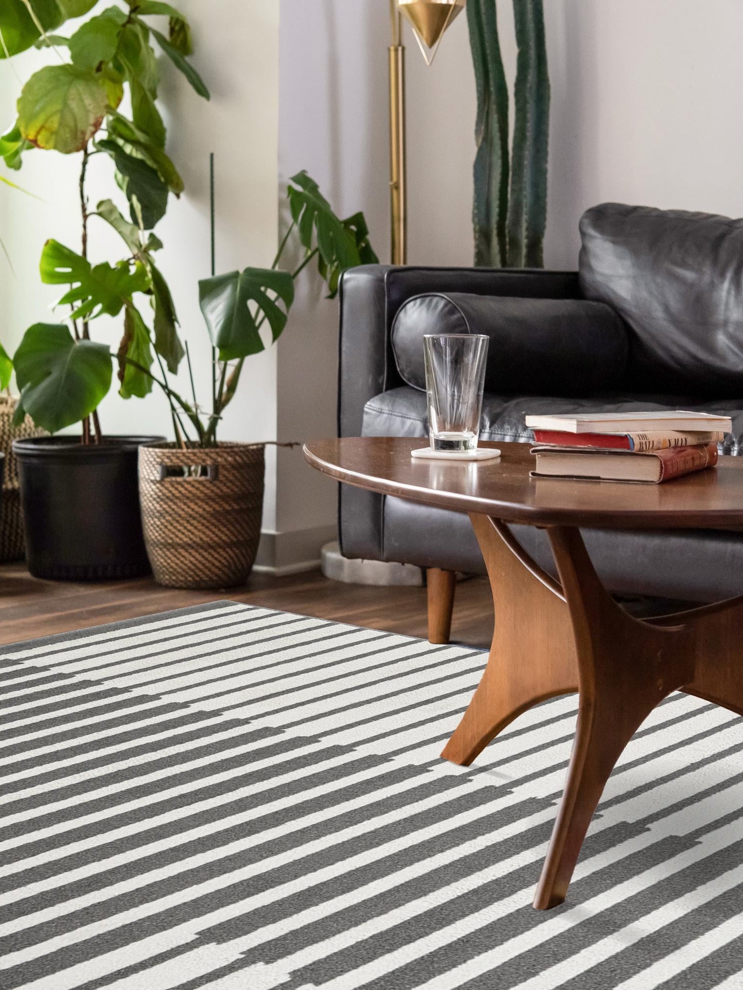 Gray 4' 1 x 6' 1 Norge Rectangle Area Rug 100% Polypropylene Easy Clean Non Shed Stain Resistant Modern Carpet for Home Interior Design for Sale at Rug Engine