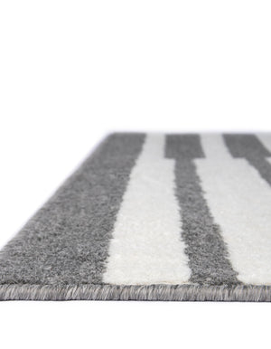 Gray 10' x 13' 1 Norge Rectangle Area Rug 100% Polypropylene Easy Clean Non Shed Stain Resistant Modern Carpet for Home Interior Design for Sale at Rug Engine