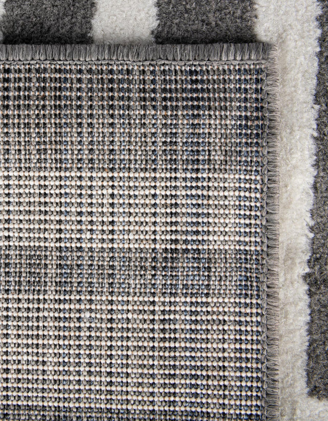 Gray 10' x 13' 1 Norge Rectangle Area Rug 100% Polypropylene Easy Clean Non Shed Stain Resistant Modern Carpet for Home Interior Design for Sale at Rug Engine