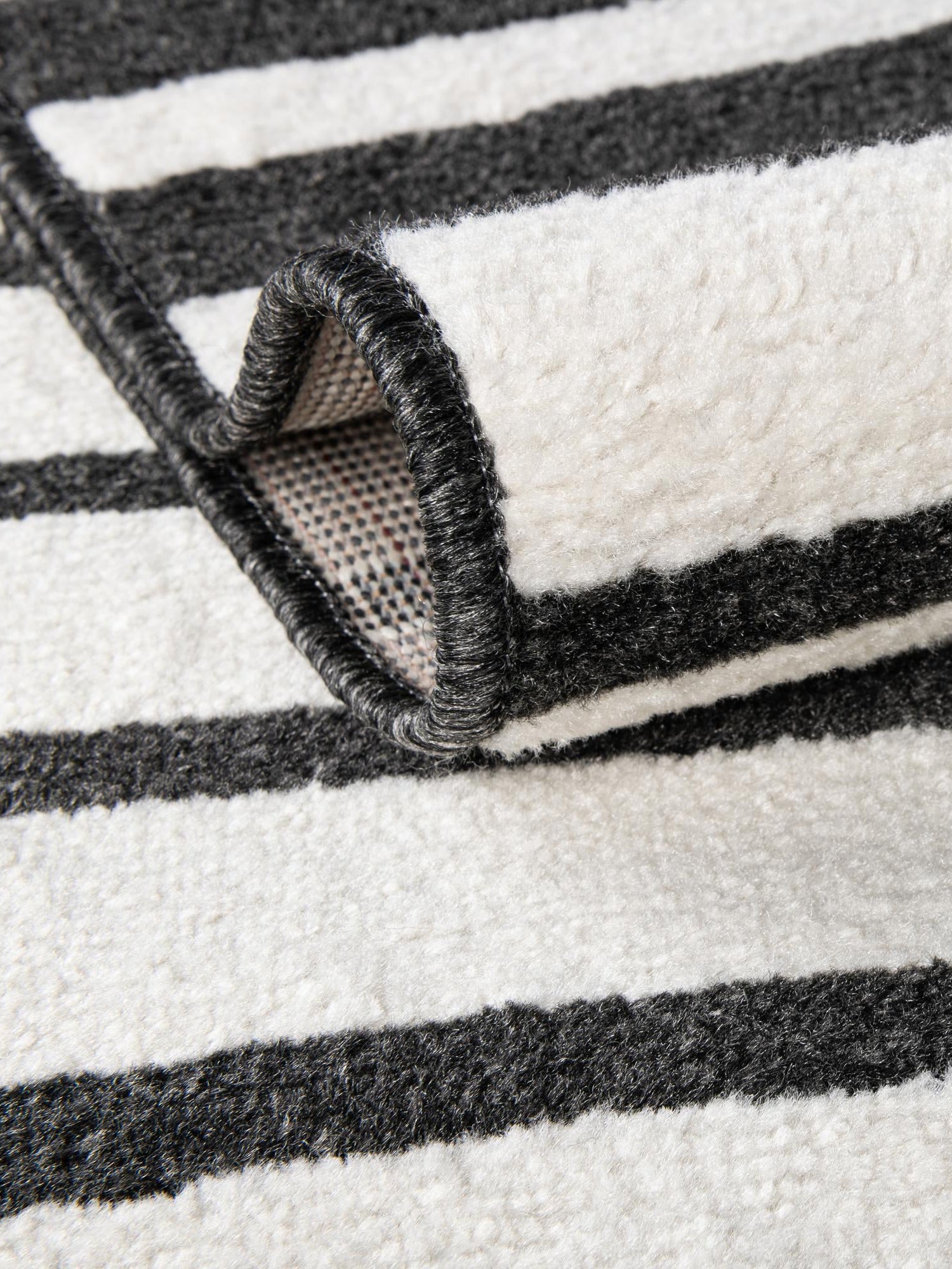Black 9' x 12' Norge Rectangle Area Rug 100% Polypropylene Easy Clean Non Shed Stain Resistant Modern Carpet for Home Interior Design for Sale at Rug Engine
