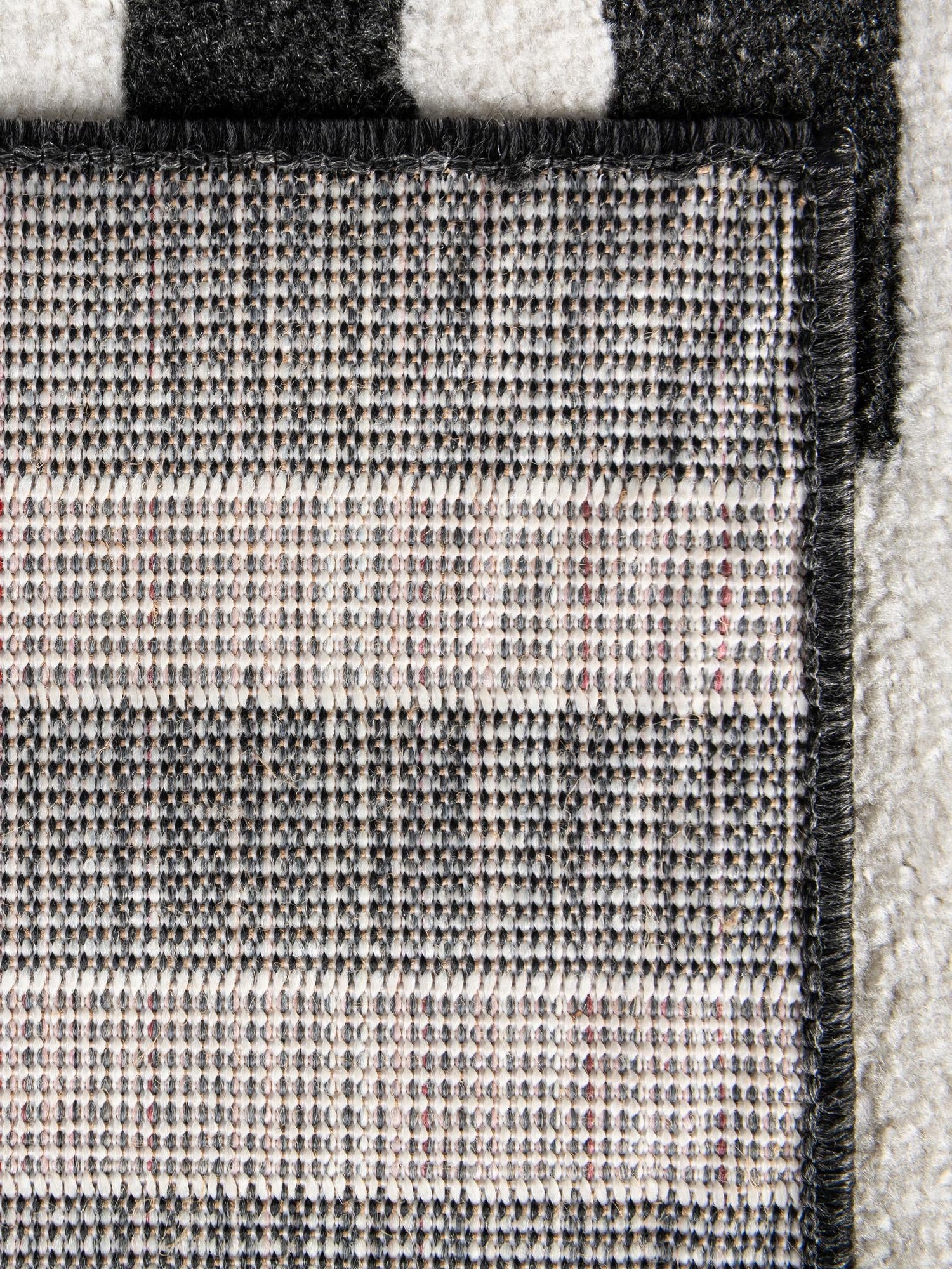 Black 9' x 12' Norge Rectangle Area Rug 100% Polypropylene Easy Clean Non Shed Stain Resistant Modern Carpet for Home Interior Design for Sale at Rug Engine