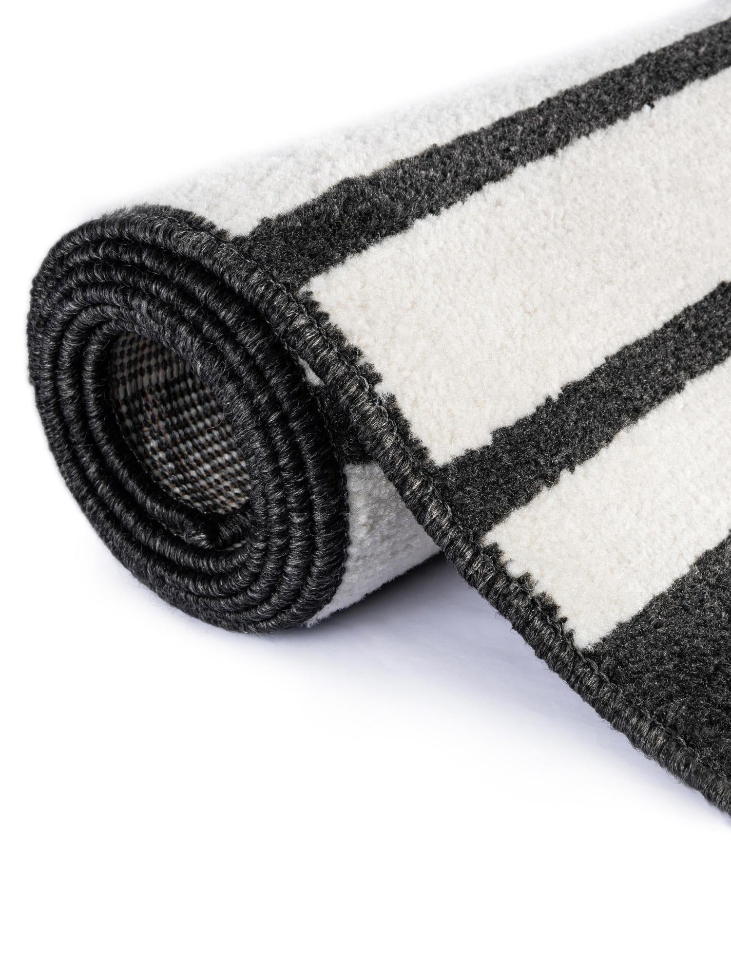 Black 9' x 12' Norge Rectangle Area Rug 100% Polypropylene Easy Clean Non Shed Stain Resistant Modern Carpet for Home Interior Design for Sale at Rug Engine