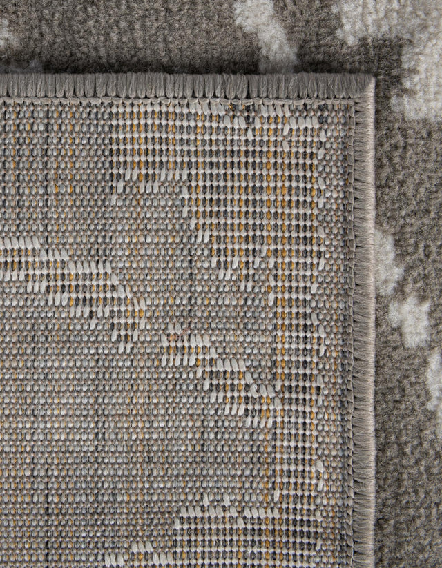 Gray 6' 1 x 9' Norge Rectangle Area Rug 100% Polypropylene Easy Clean Non Shed Stain Resistant Modern Carpet for Home Interior Design for Sale at Rug Engine