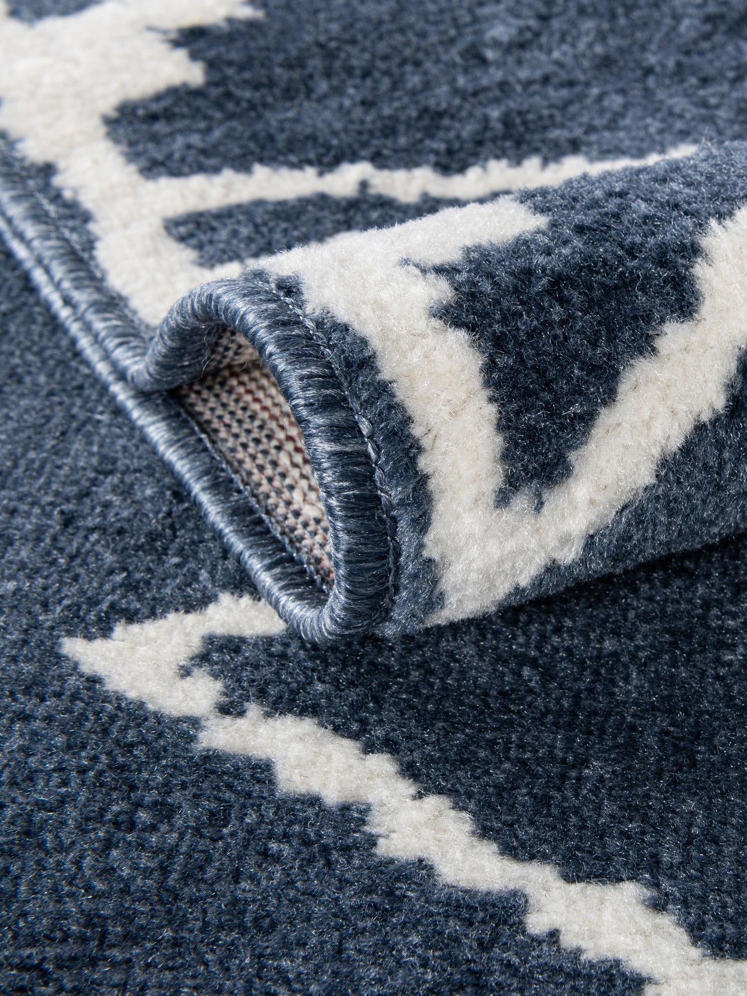 Blue 9' x 12' Norge Rectangle Area Rug 100% Polypropylene Easy Clean Non Shed Stain Resistant Modern Carpet for Home Interior Design for Sale at Rug Engine