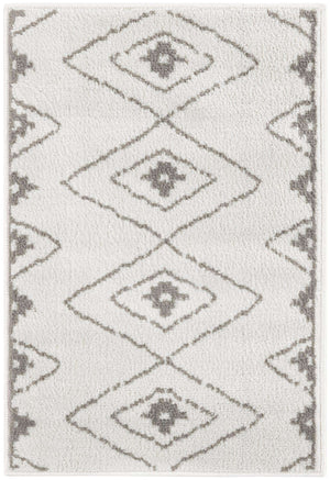 Ivory 2' x 3' 1 Norge Rectangle Area Rug 100% Polypropylene Easy Clean Non Shed Stain Resistant Modern Carpet for Home Interior Design for Sale at Rug Engine