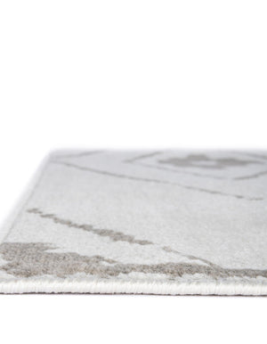Ivory 10' x 10' Norge Square Area Rug 100% Polypropylene Easy Clean Non Shed Stain Resistant Modern Carpet for Home Interior Design for Sale at Rug Engine