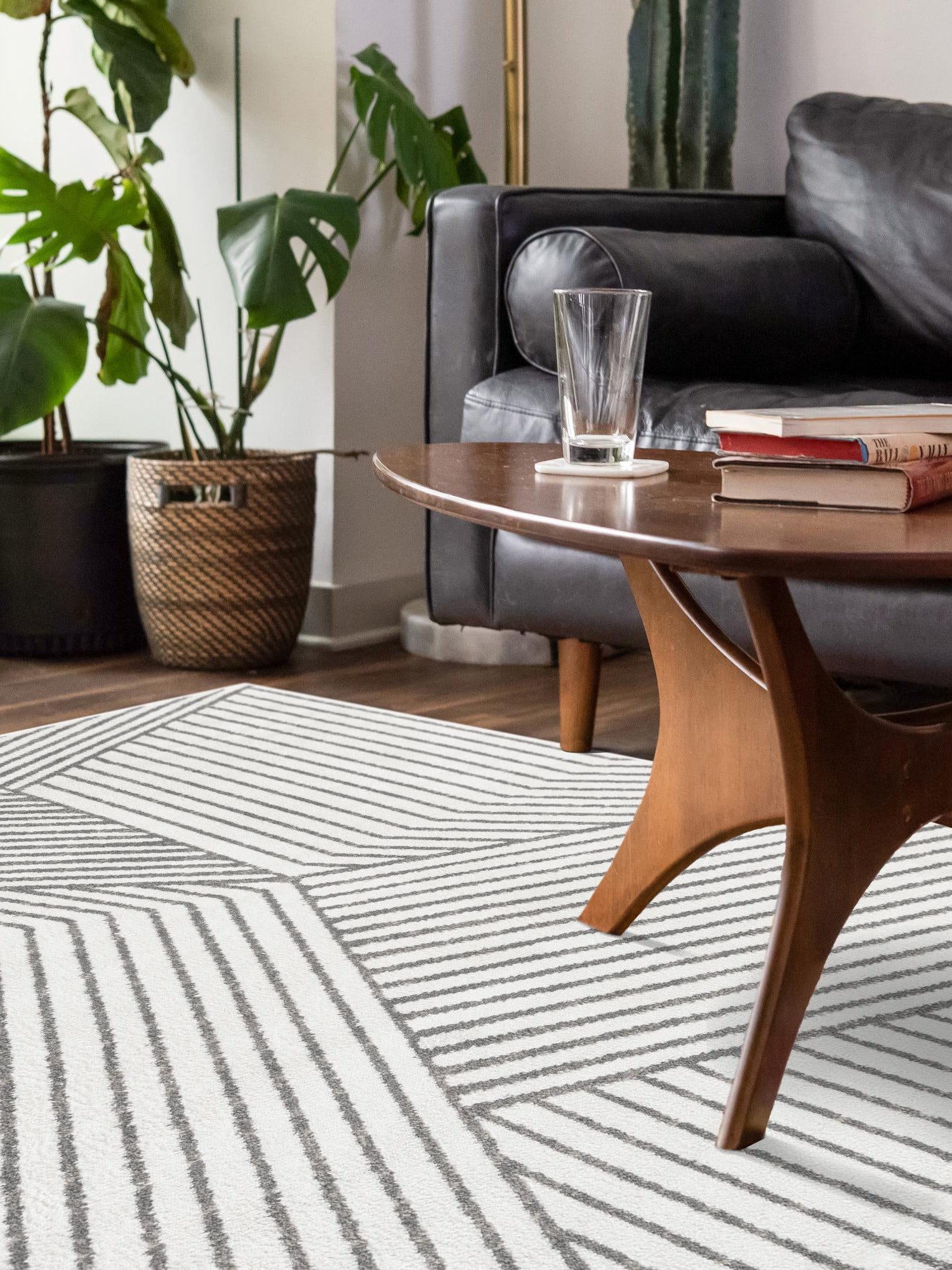 Ivory 6' 1 x 9' Norge Rectangle Area Rug 100% Polypropylene Easy Clean Non Shed Stain Resistant Modern Carpet for Home Interior Design for Sale at Rug Engine