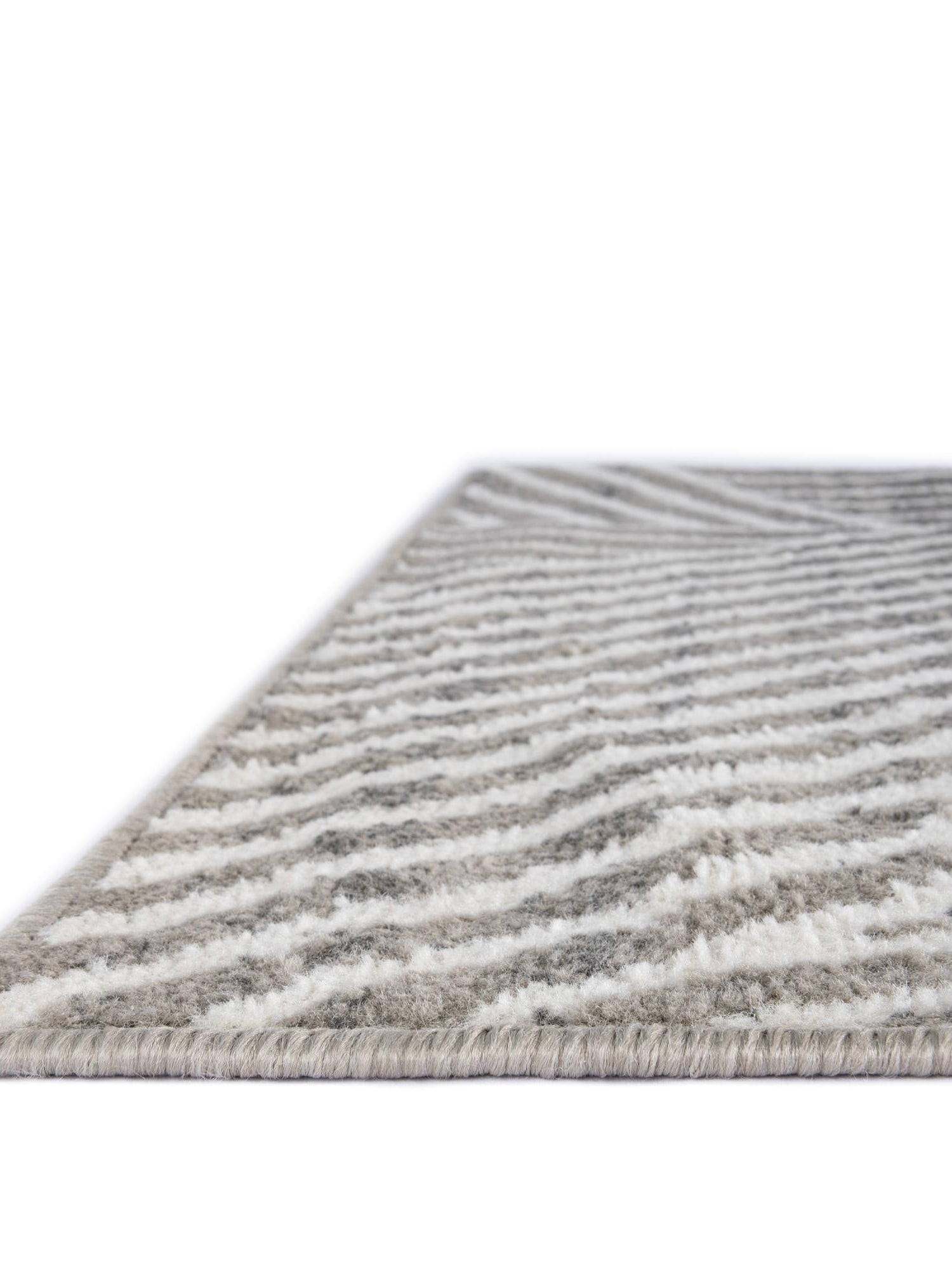 Gray 5' 1 x 7' 1 Norge Rectangle Area Rug 100% Polypropylene Easy Clean Non Shed Stain Resistant Modern Carpet for Home Interior Design for Sale at Rug Engine