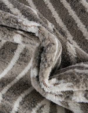 Gray 5' 1 x 7' 1 Norge Rectangle Area Rug 100% Polypropylene Easy Clean Non Shed Stain Resistant Modern Carpet for Home Interior Design for Sale at Rug Engine