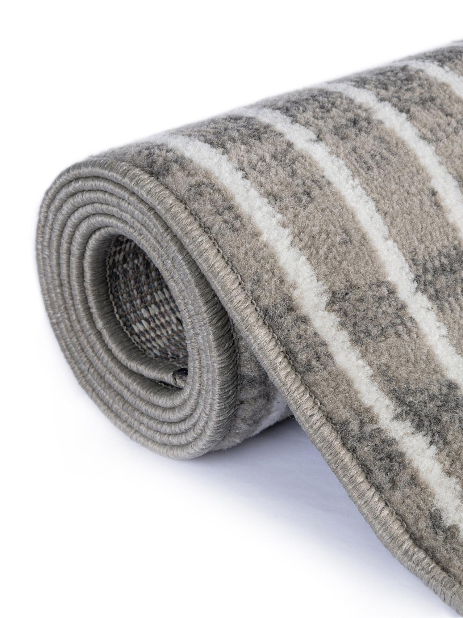 Gray 5' 1 x 7' 1 Norge Rectangle Area Rug 100% Polypropylene Easy Clean Non Shed Stain Resistant Modern Carpet for Home Interior Design for Sale at Rug Engine