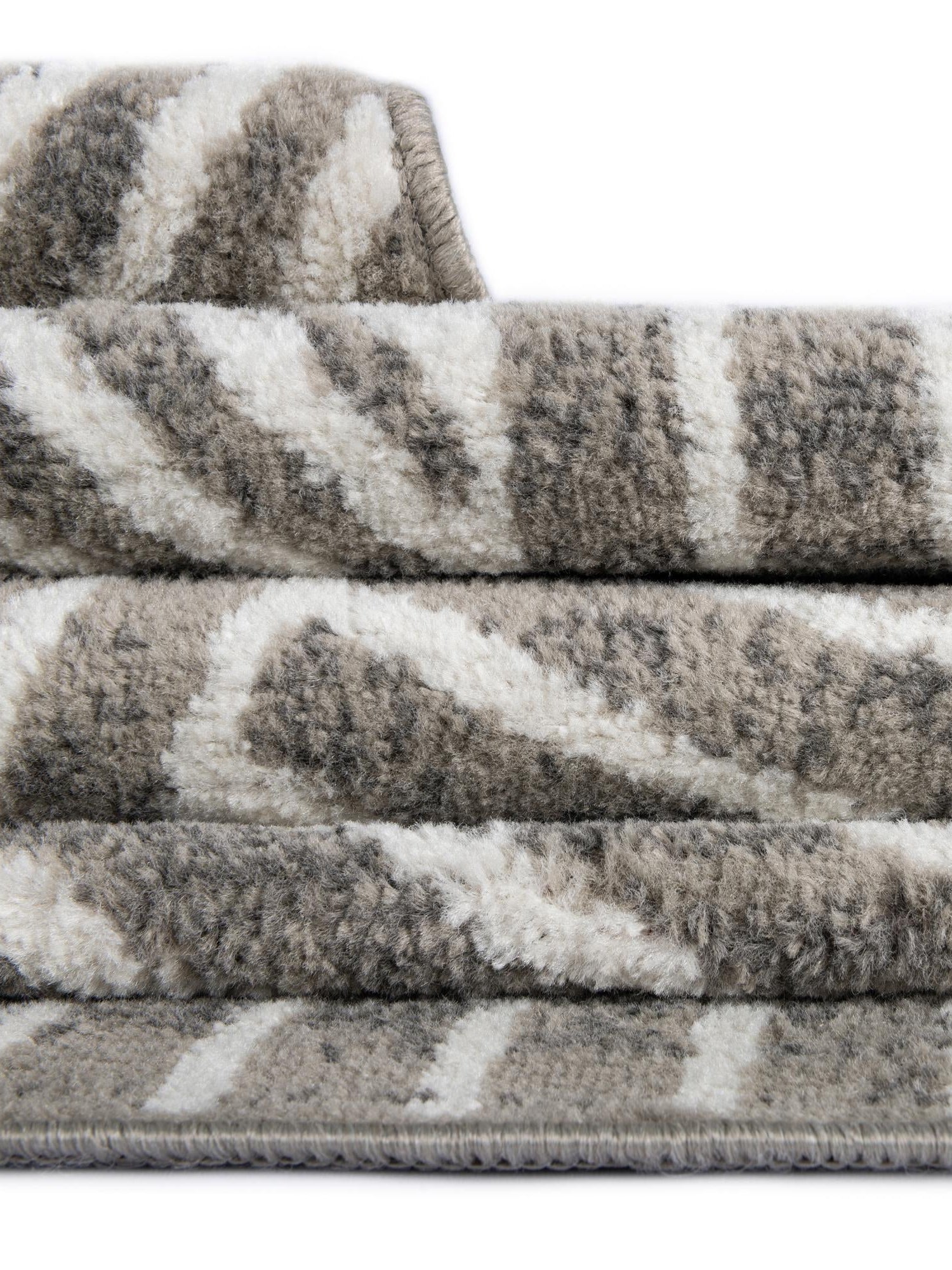 Gray 5' 1 x 7' 1 Norge Rectangle Area Rug 100% Polypropylene Easy Clean Non Shed Stain Resistant Modern Carpet for Home Interior Design for Sale at Rug Engine