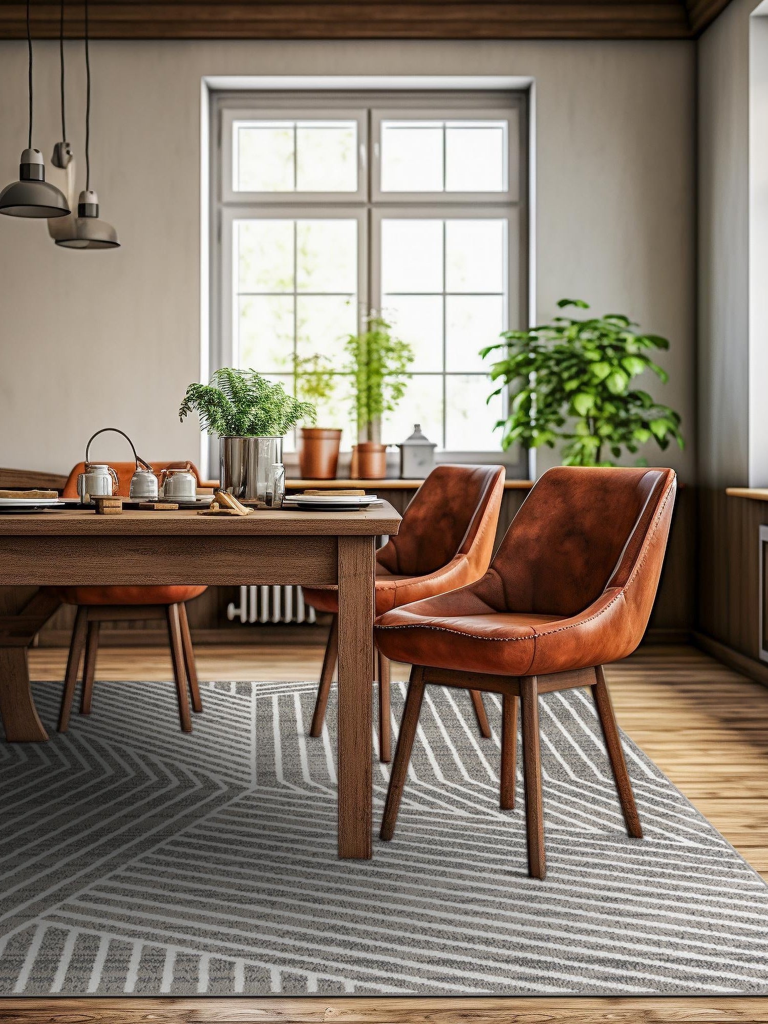 Gray 10' x 10' Norge Square Area Rug 100% Polypropylene Easy Clean Non Shed Stain Resistant Modern Carpet for Home Interior Design for Sale at Rug Engine