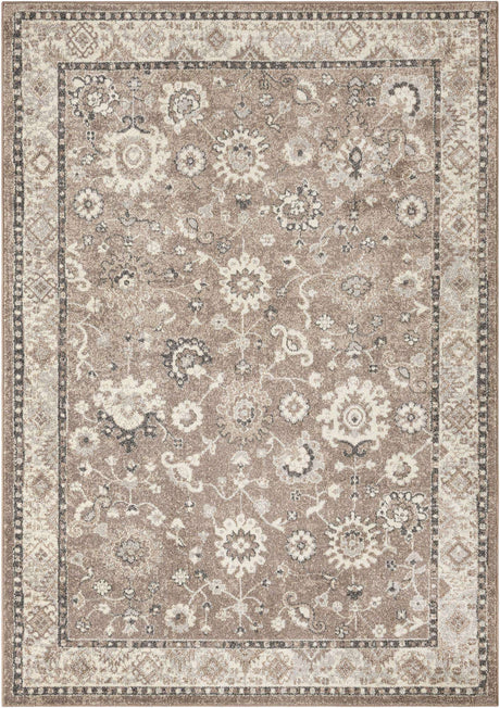 Beige Brown 7' 1 x 10' Penrose Rectangle Area Rug