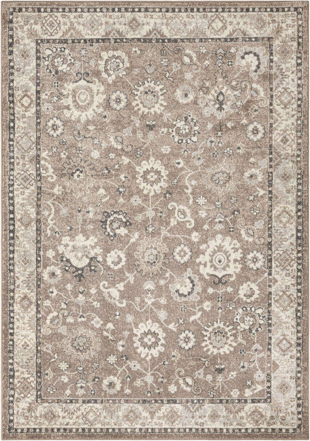 Beige Brown 7' 1 x 10' Penrose Rectangle Area Rug