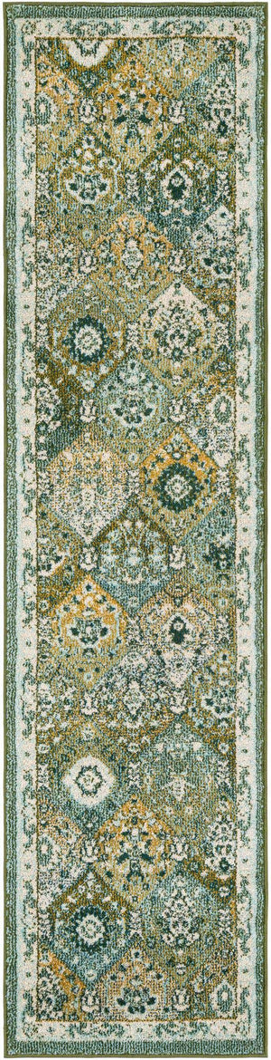 Green 2' x 8' Penrose Runner Area Rug