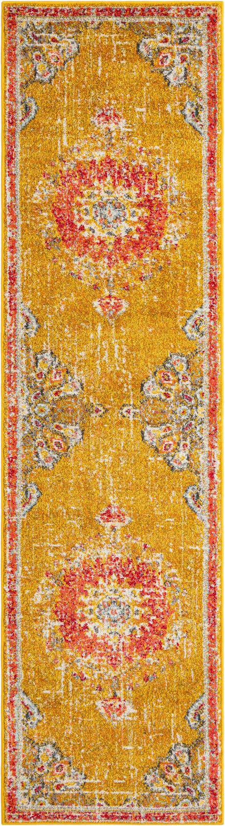 Gold 2' 7 x 10' Penrose Runner Area Rug