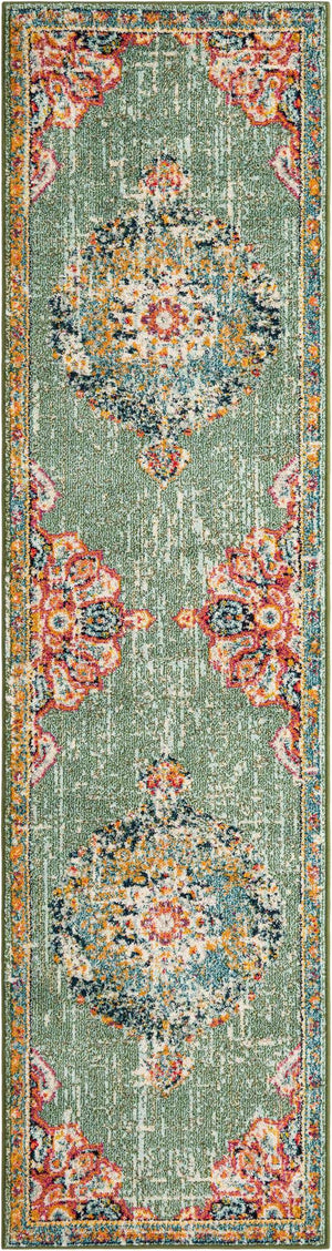 Green 2' 7 x 10' Penrose Runner Area Rug
