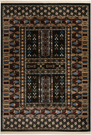 Dark Green 10' x 14' 1 Tekke Rectangle Area Rug Classic Traditional Vintage Design Carpet for Living Rooms, Dining, Bedrooms, Office Space for Sale at Rug Engine