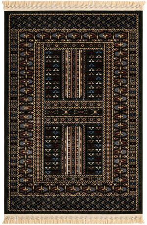 Dark Green 4' 1 x 6' 1 Tekke Rectangle Area Rug Classic Traditional Vintage Design Carpet for Living Rooms, Dining, Bedrooms, Office Space for Sale at Rug Engine