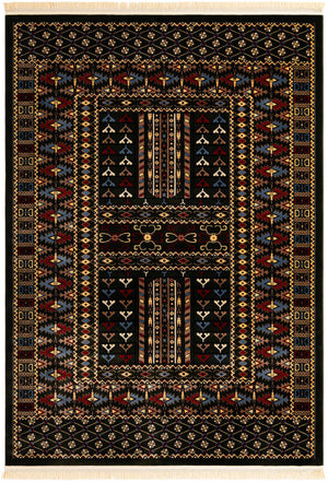 Dark Green 7' 1 x 10' Tekke Rectangle Area Rug Classic Traditional Vintage Design Carpet for Living Rooms, Dining, Bedrooms, Office Space for Sale at Rug Engine