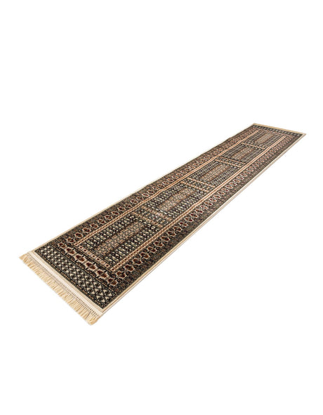 Beige 2' 7 x 12' Tekke Runner Area Rug Classic Traditional Vintage Design Carpet for Living Rooms, Dining, Bedrooms, Office Space for Sale at Rug Engine